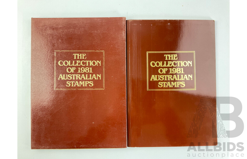 The Collection of 1981 Australian Stamps Album