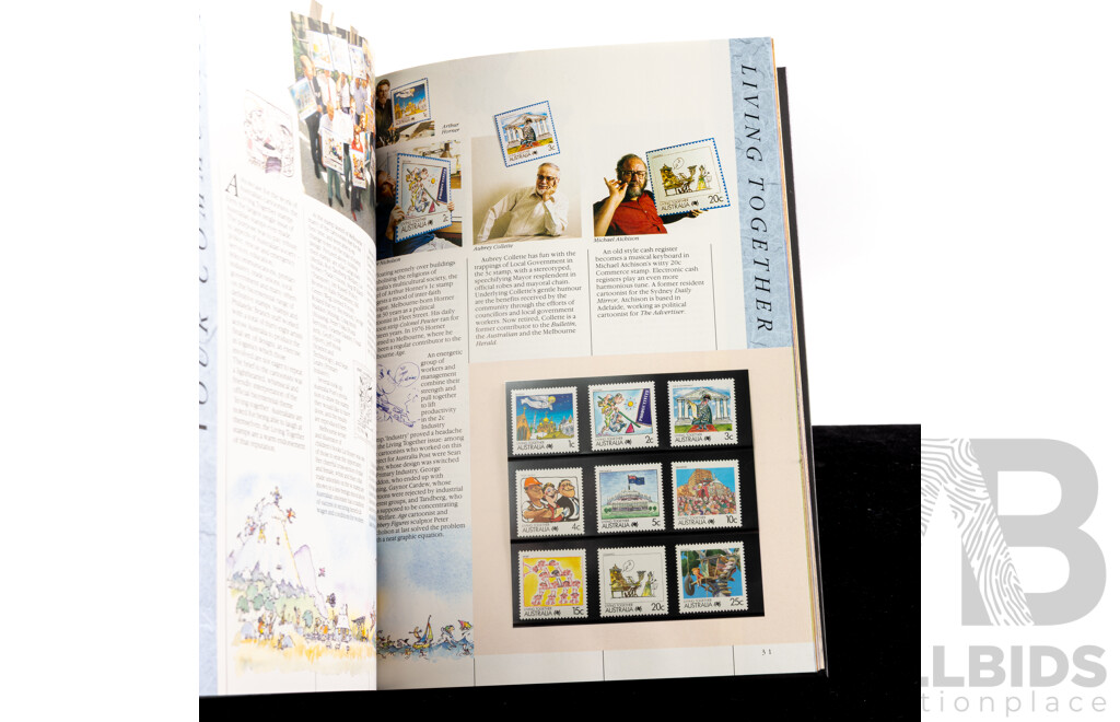 Australian 1988 Annual Collection of Stamps