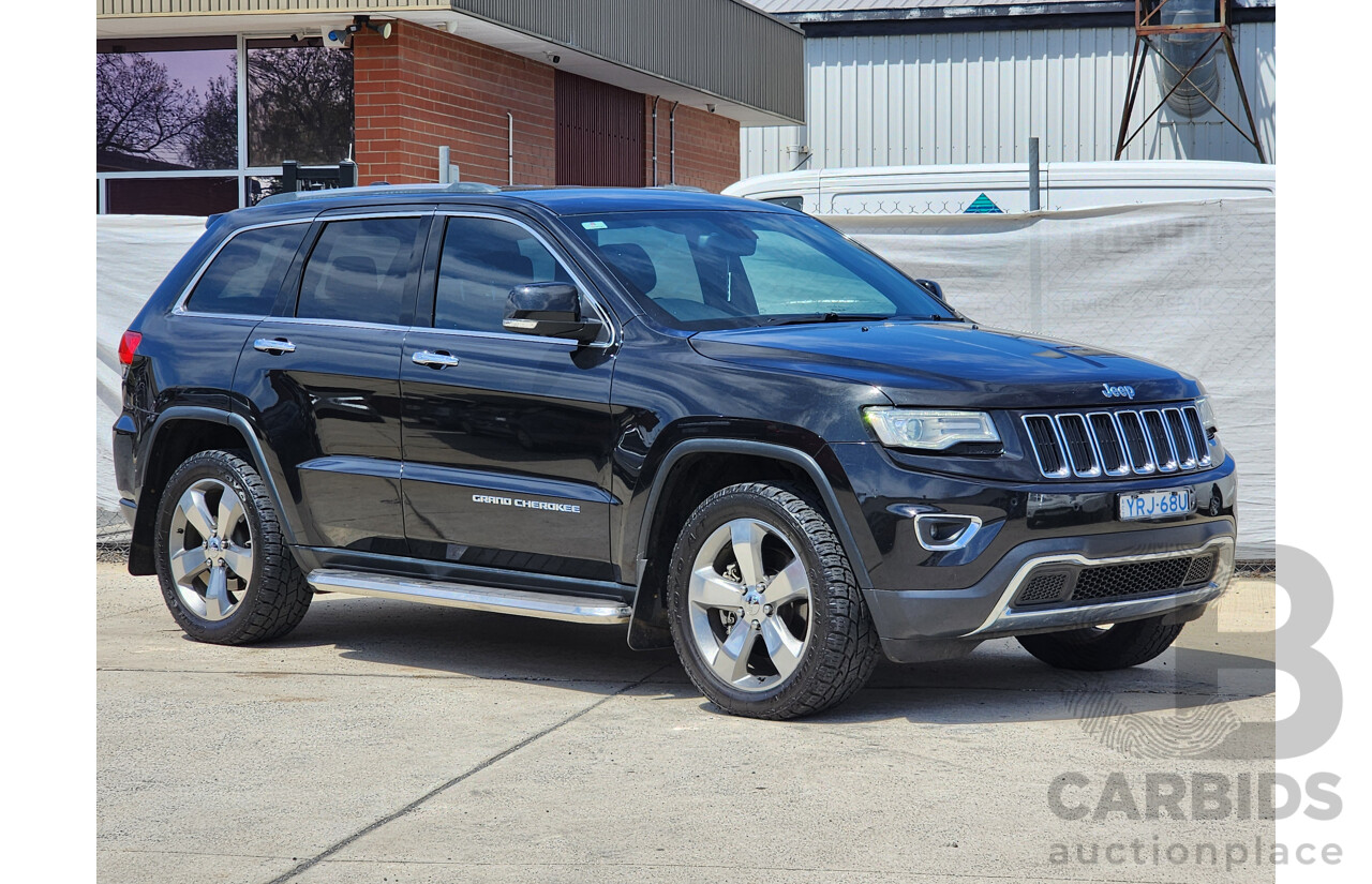 8/2013 Jeep Grand Cherokee Limited (4x4) WK MY13 4d Wagon Black 3.0L