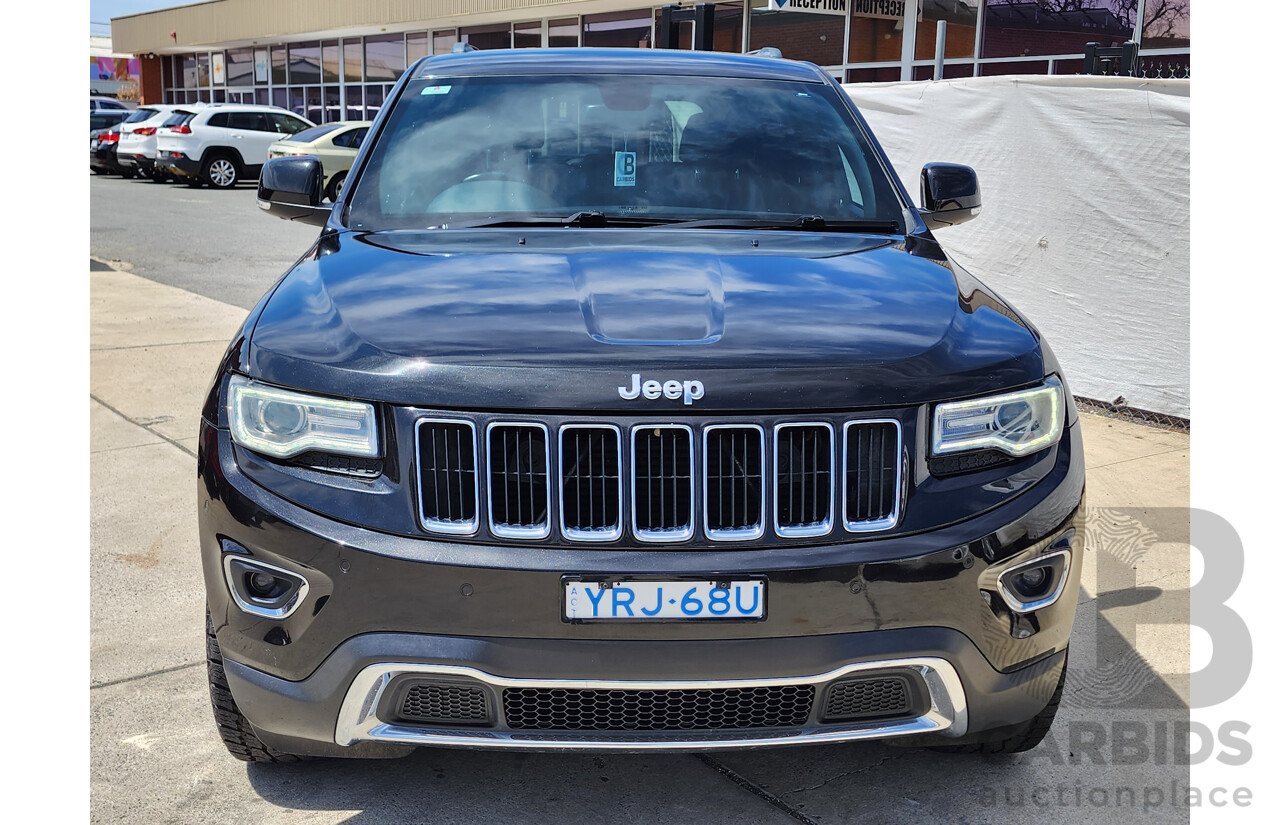 8/2013 Jeep Grand Cherokee Limited (4x4) WK MY13 4d Wagon Black 3.0L