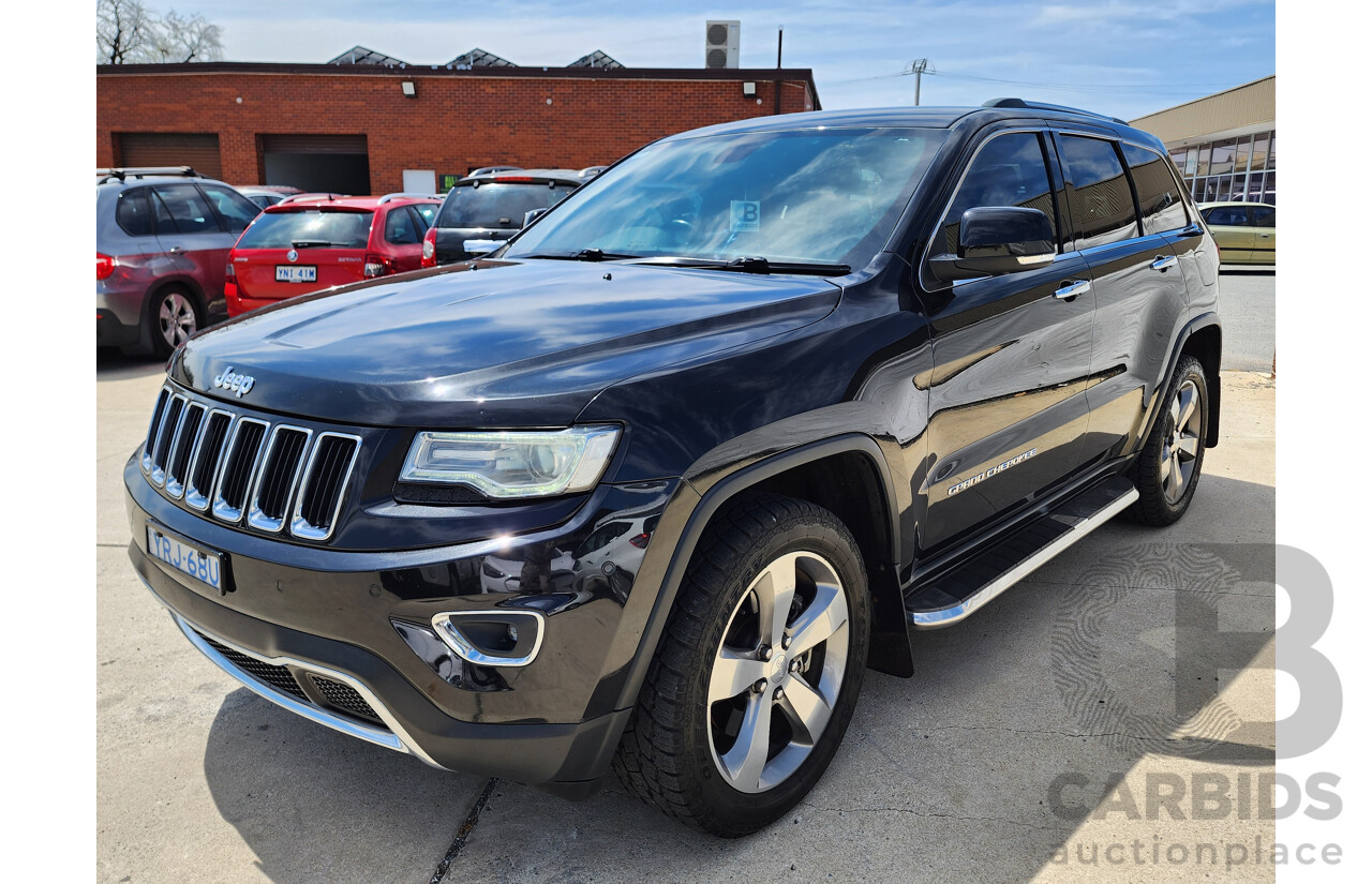 8/2013 Jeep Grand Cherokee Limited (4x4) WK MY13 4d Wagon Black 3.0L