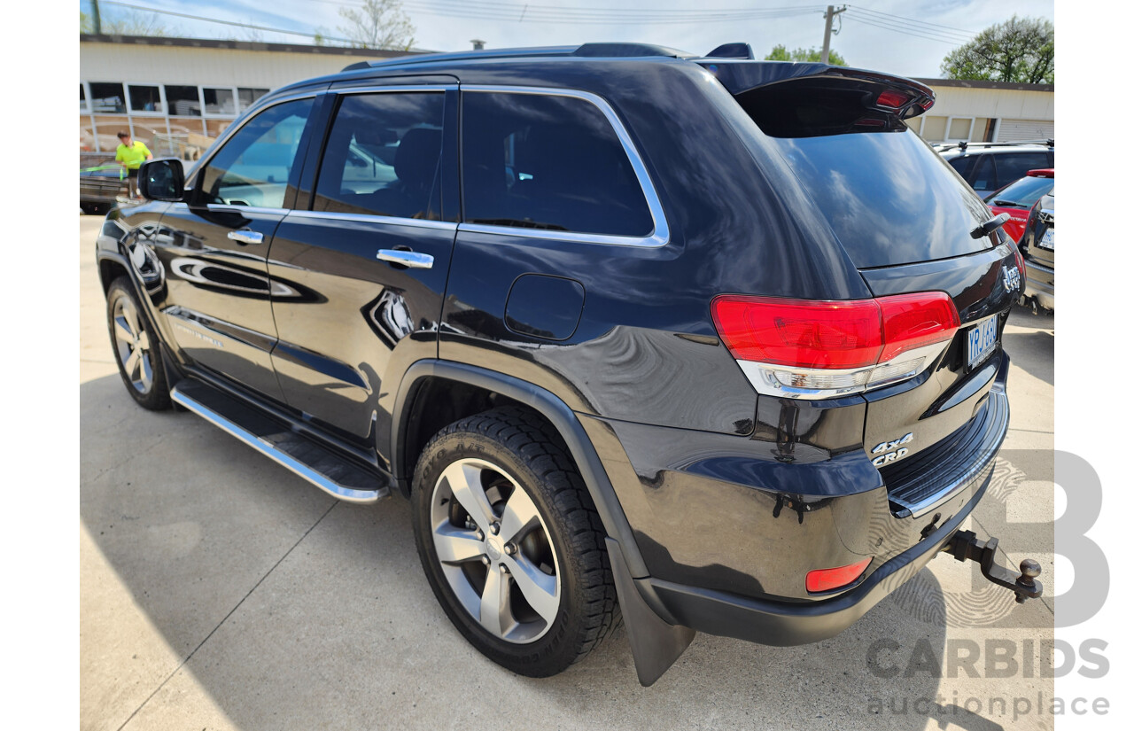 8/2013 Jeep Grand Cherokee Limited (4x4) WK MY13 4d Wagon Black 3.0L