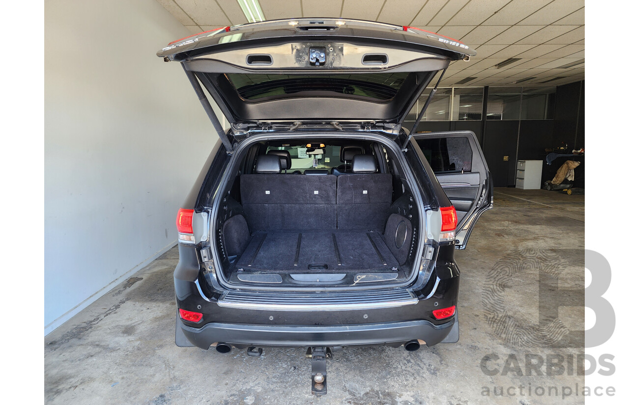 8/2013 Jeep Grand Cherokee Limited (4x4) WK MY13 4d Wagon Black 3.0L