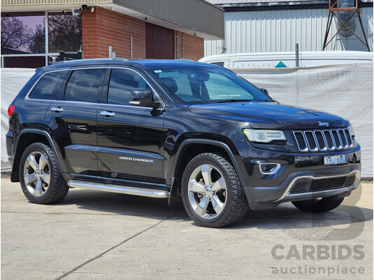 8/2013 Jeep Grand Cherokee Limited (4x4) WK MY13 4d Wagon Black 3.0L