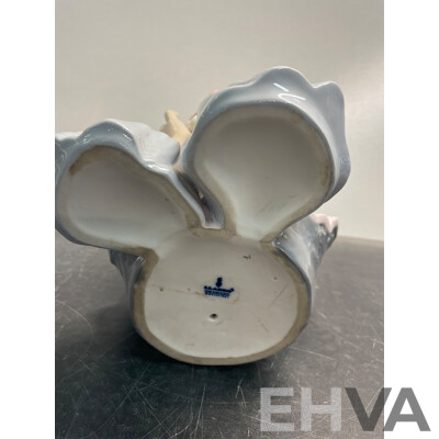 LLADRO Daisa 1981 Spain - Sad Clown Jester Head Bust Porcelain Figurine