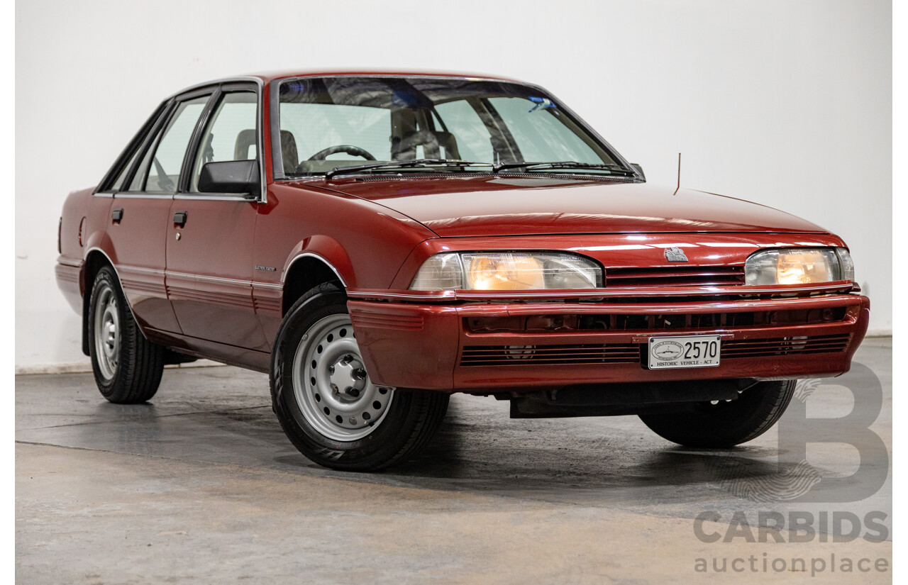 5/1988 Holden Commodore SL Executive VL BT-1 4d Sedan Venetian Red 3.0L - Ex-NSW Police