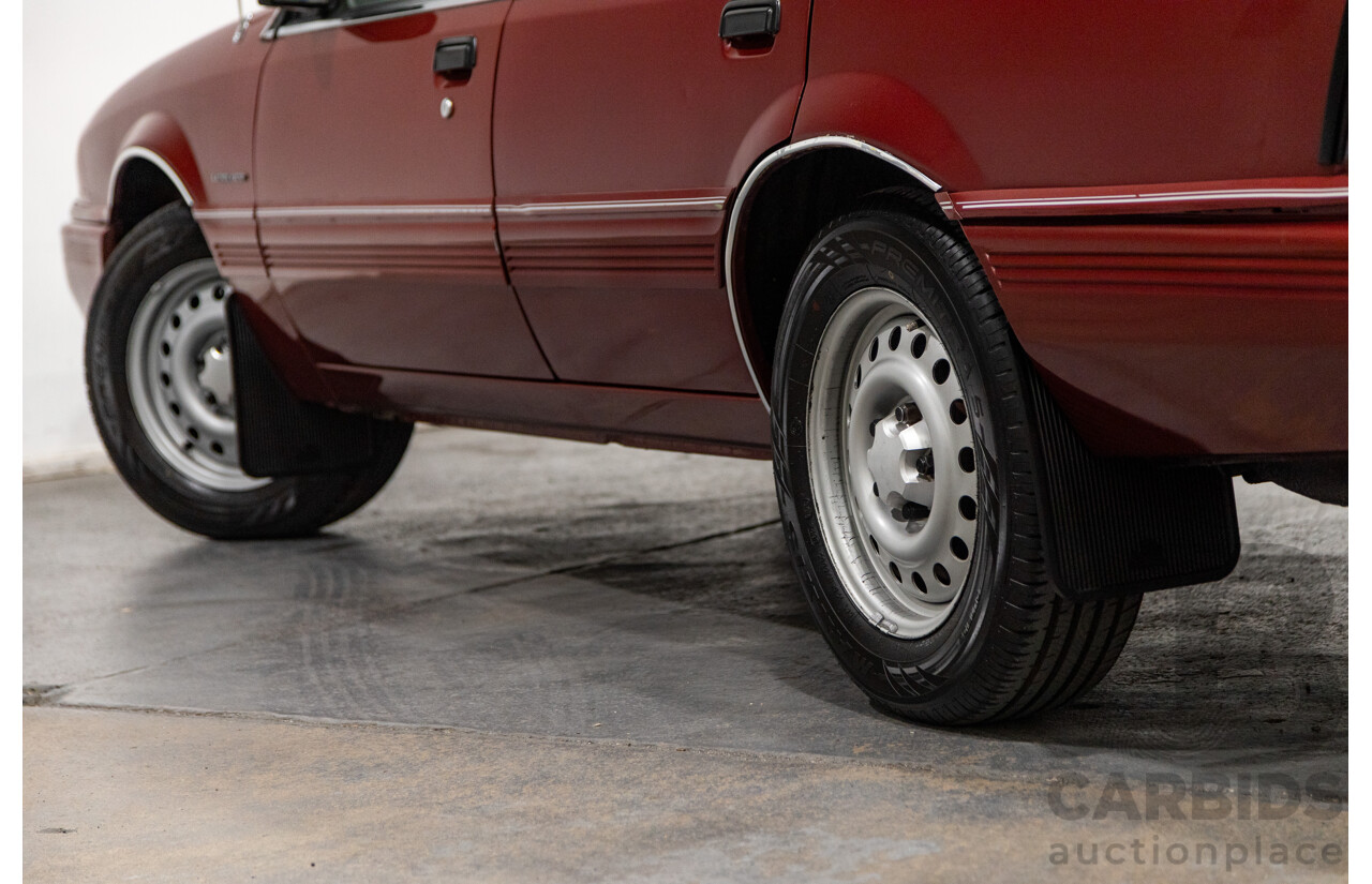 5/1988 Holden Commodore SL Executive VL BT-1 4d Sedan Venetian Red 3.0L - Ex-NSW Police