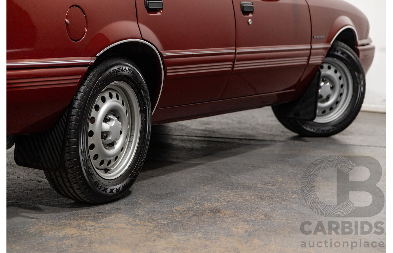 5/1988 Holden Commodore SL Executive VL BT-1 4d Sedan Venetian Red 3.0L - Ex-NSW Police