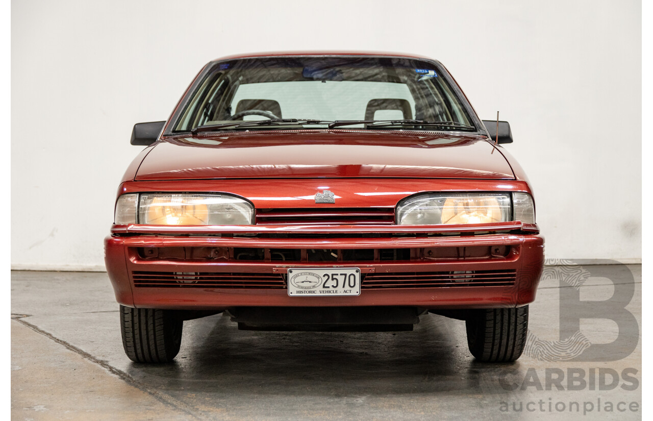 5/1988 Holden Commodore SL Executive VL BT-1 4d Sedan Venetian Red 3.0L - Ex-NSW Police