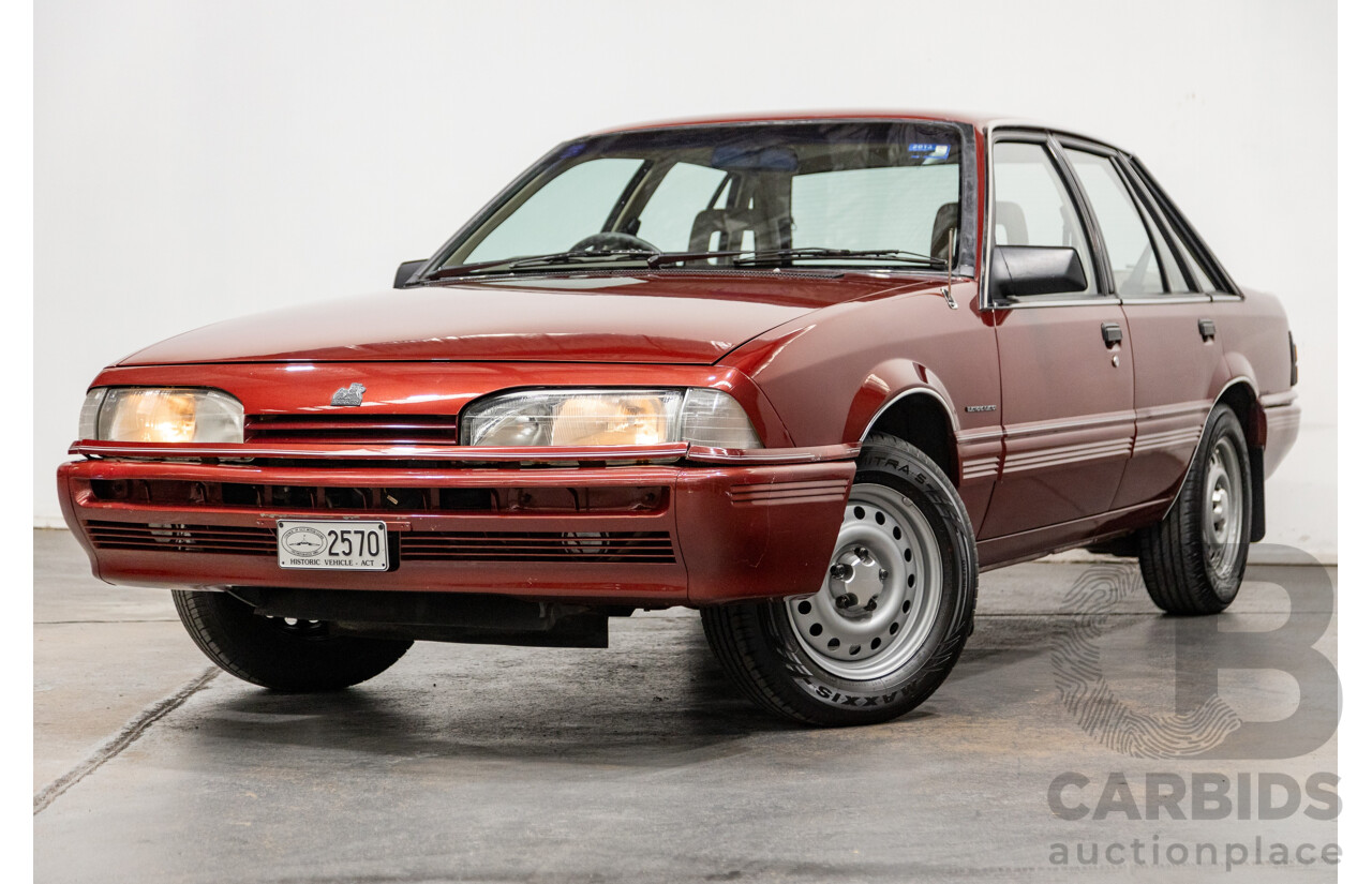 5/1988 Holden Commodore SL Executive VL BT-1 4d Sedan Venetian Red 3.0L - Ex-NSW Police