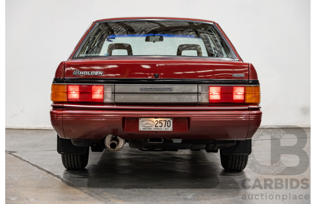 5/1988 Holden Commodore SL Executive VL BT-1 4d Sedan Venetian Red 3.0L - Ex-NSW Police