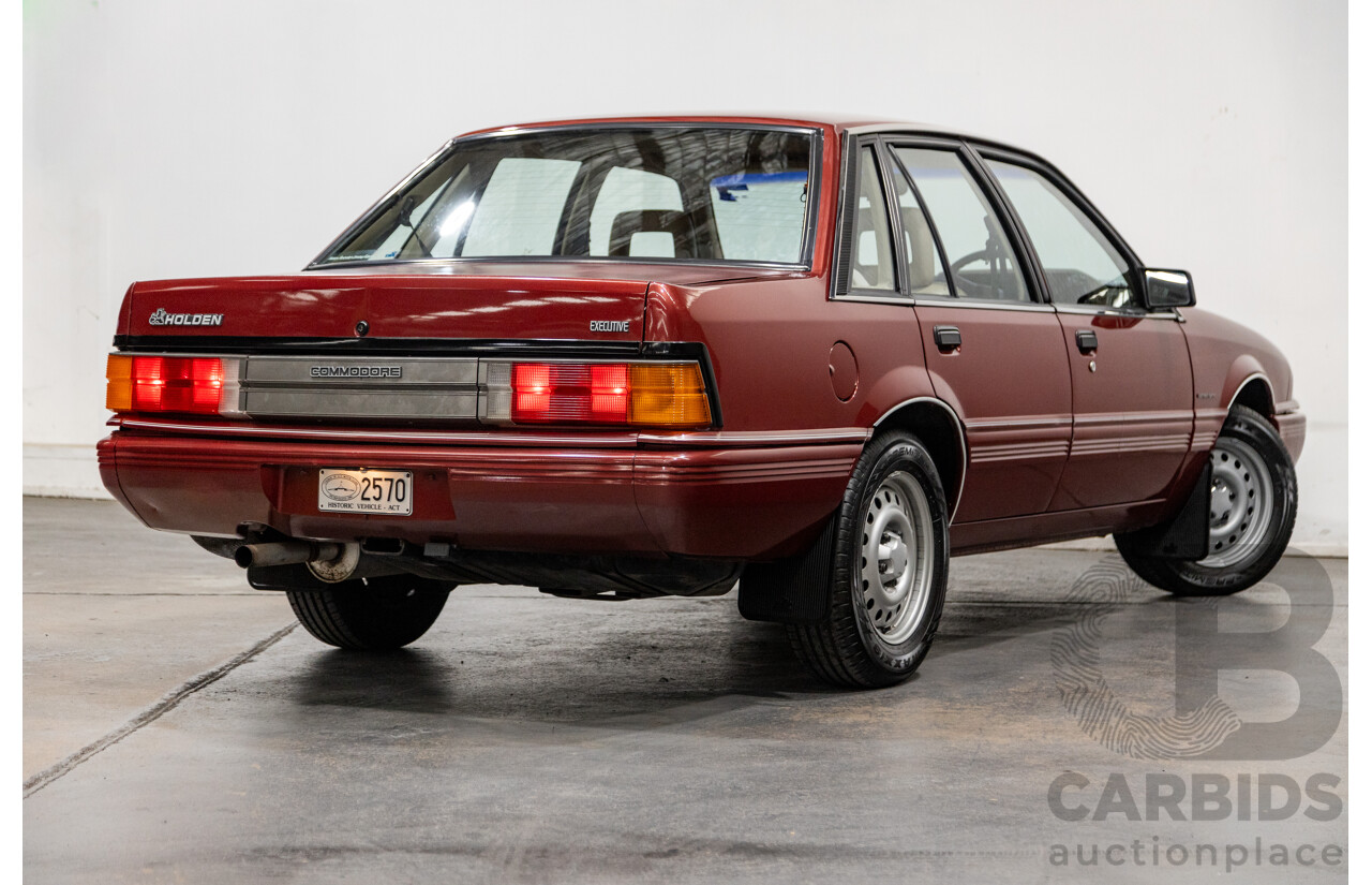 5/1988 Holden Commodore SL Executive VL BT-1 4d Sedan Venetian Red 3.0L - Ex-NSW Police