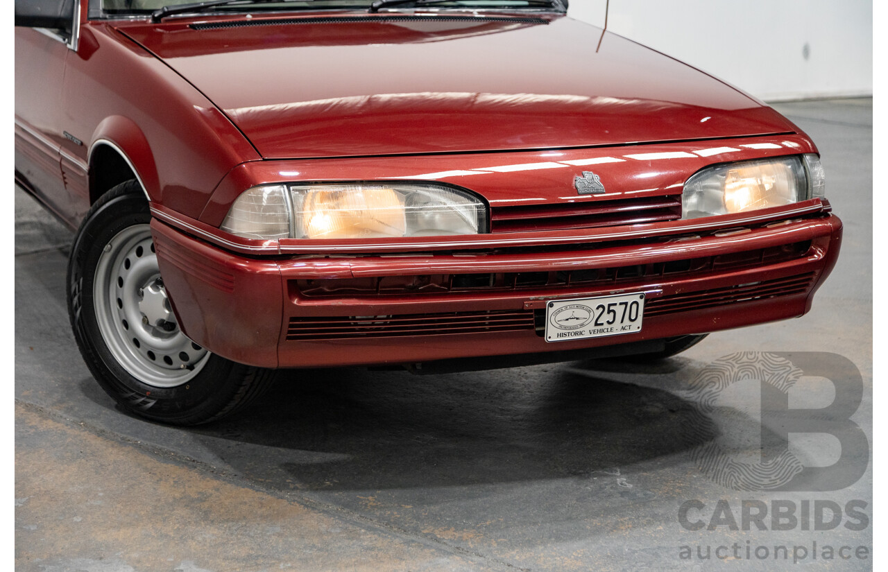 5/1988 Holden Commodore SL Executive VL BT-1 4d Sedan Venetian Red 3.0L - Ex-NSW Police