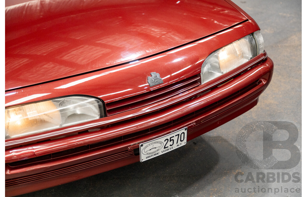 5/1988 Holden Commodore SL Executive VL BT-1 4d Sedan Venetian Red 3.0L - Ex-NSW Police