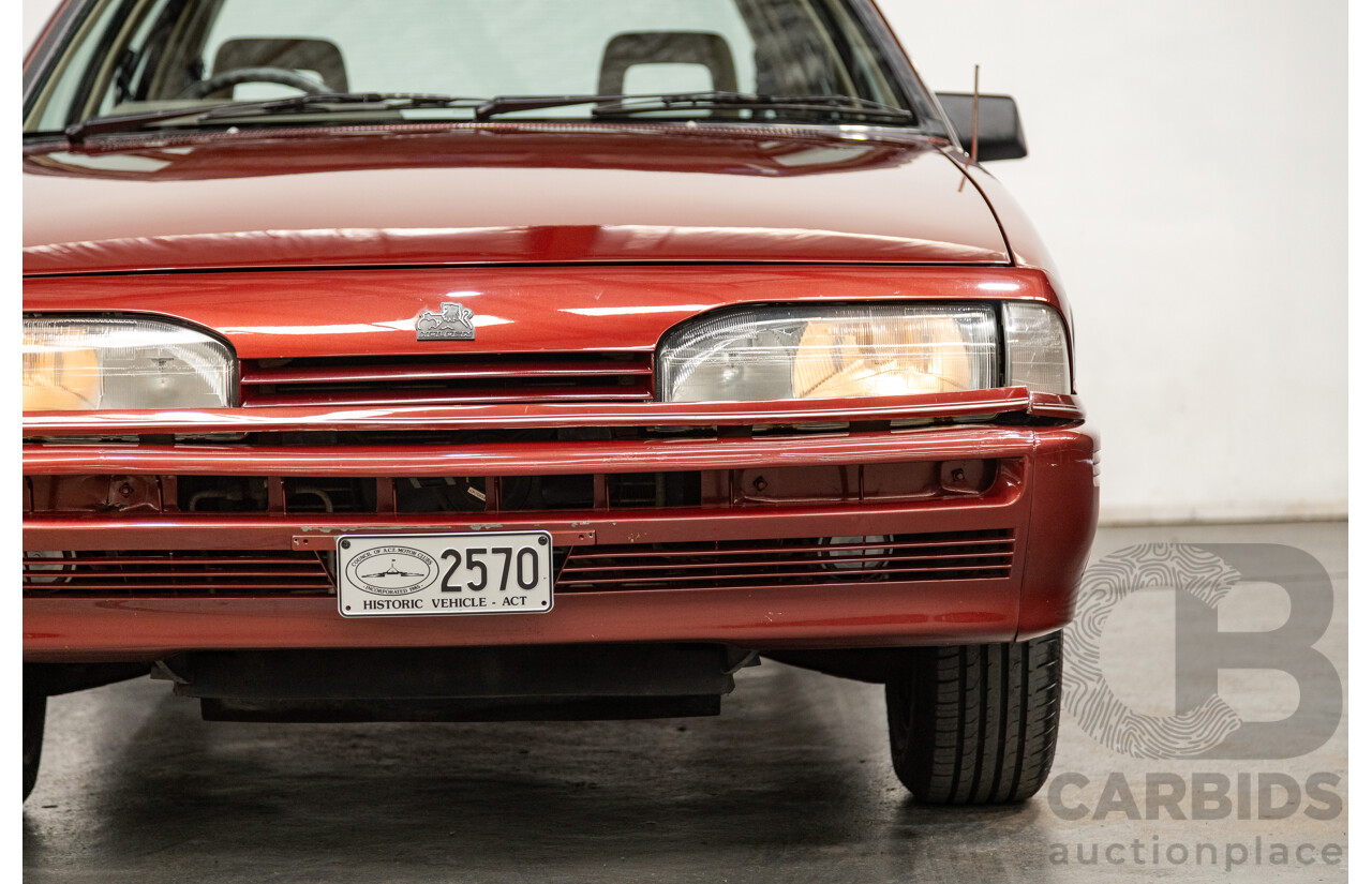 5/1988 Holden Commodore SL Executive VL BT-1 4d Sedan Venetian Red 3.0L - Ex-NSW Police