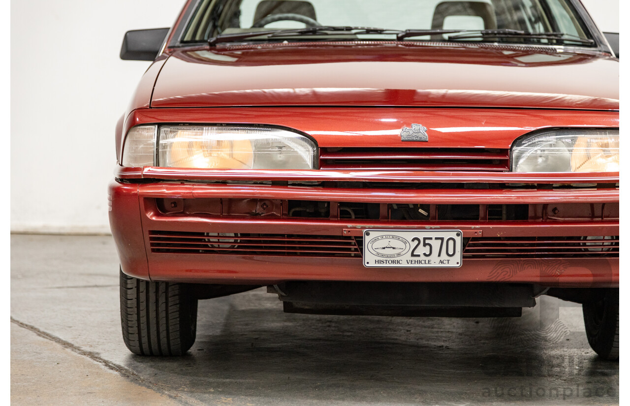 5/1988 Holden Commodore SL Executive VL BT-1 4d Sedan Venetian Red 3.0L - Ex-NSW Police