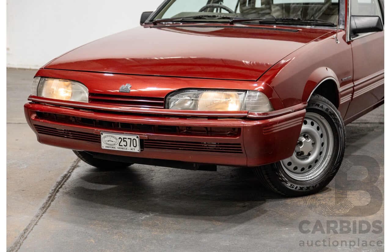 5/1988 Holden Commodore SL Executive VL BT-1 4d Sedan Venetian Red 3.0L - Ex-NSW Police