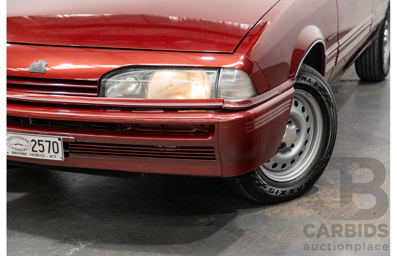 5/1988 Holden Commodore SL Executive VL BT-1 4d Sedan Venetian Red 3.0L - Ex-NSW Police