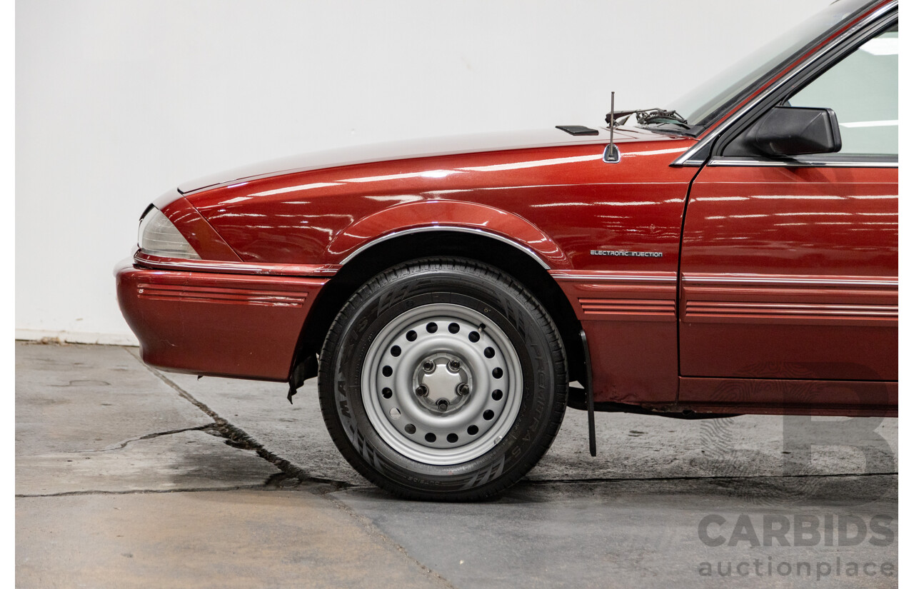 5/1988 Holden Commodore SL Executive VL BT-1 4d Sedan Venetian Red 3.0L - Ex-NSW Police