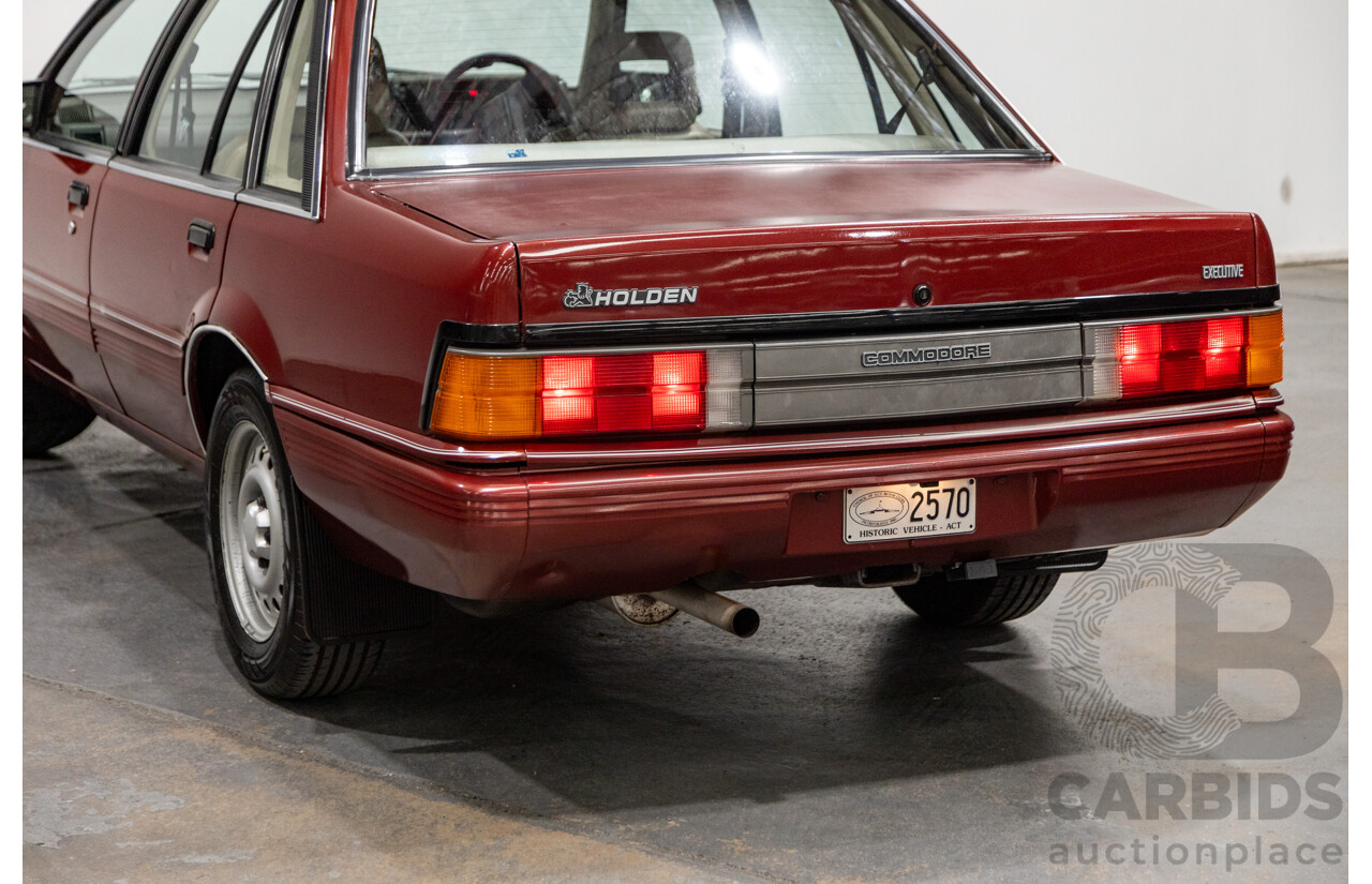 5/1988 Holden Commodore SL Executive VL BT-1 4d Sedan Venetian Red 3.0L - Ex-NSW Police