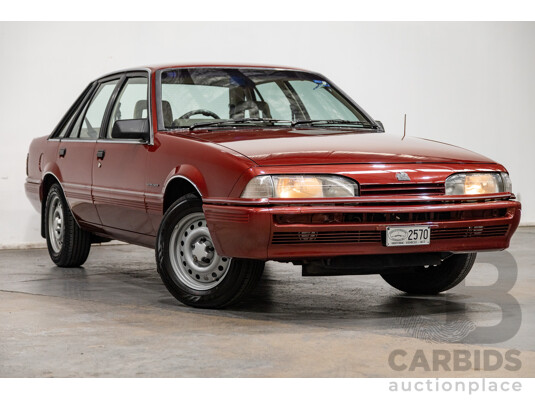 5/1988 Holden Commodore SL Executive VL BT-1 4d Sedan Venetian Red 3.0L - Ex-NSW Police