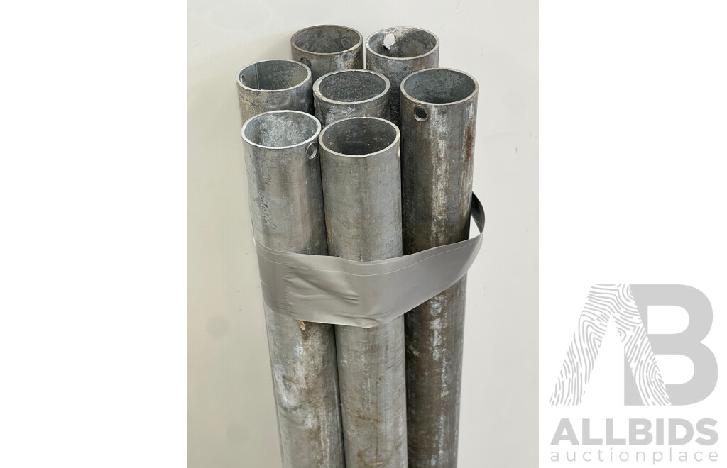 Galvanized Steel Stubbing - Lot of 7