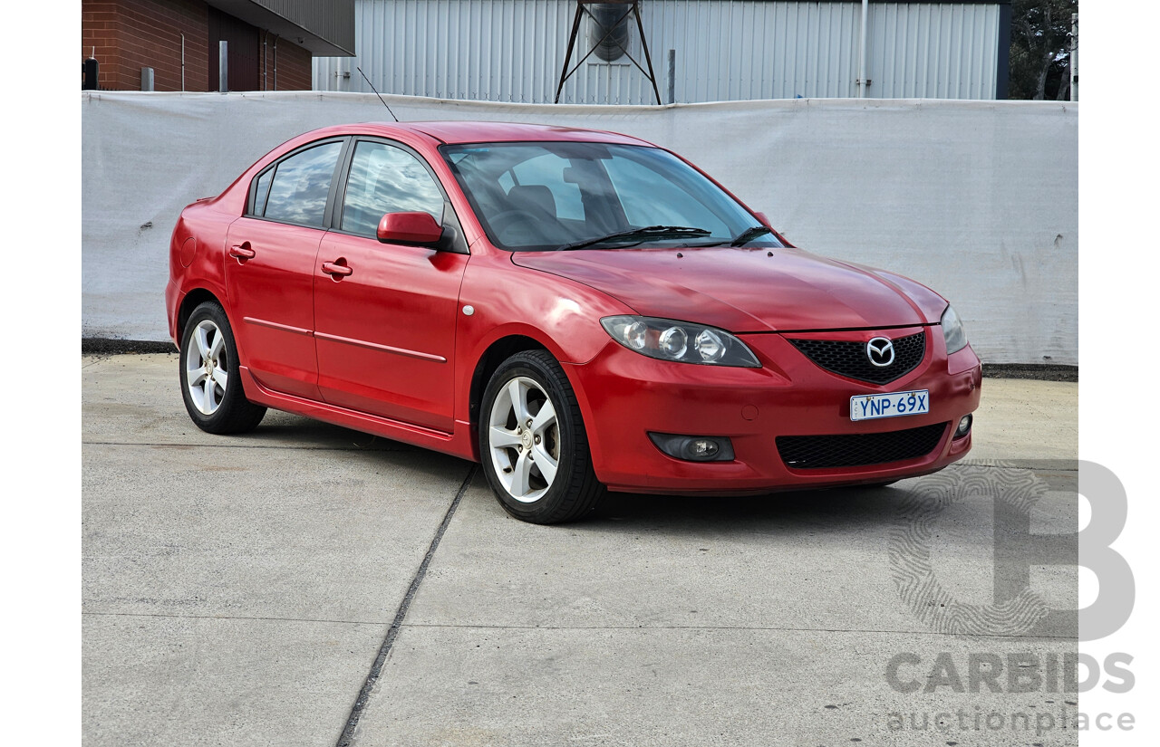 12/2004 Mazda Mazda3 MAXX Sport BK 4d Sedan Red 2.0L