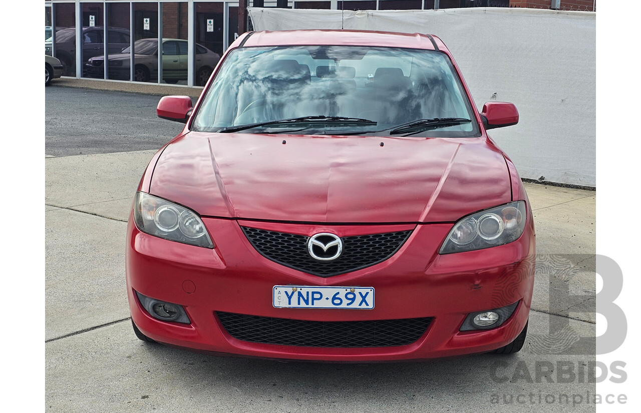 12/2004 Mazda Mazda3 MAXX Sport BK 4d Sedan Red 2.0L