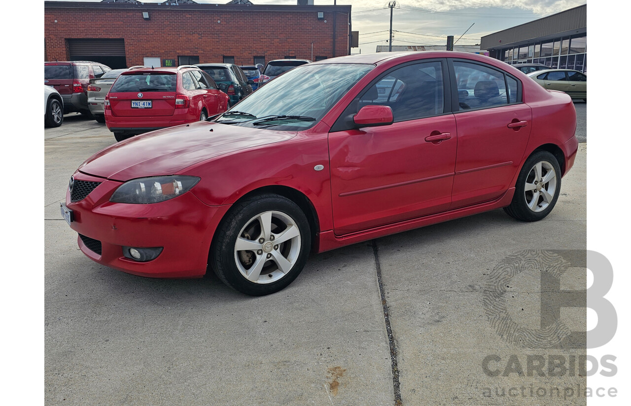 12/2004 Mazda Mazda3 MAXX Sport BK 4d Sedan Red 2.0L