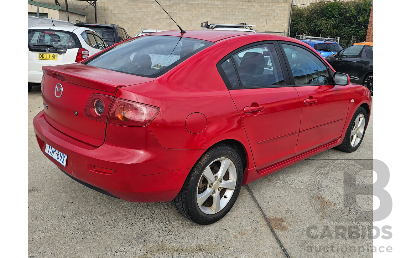 12/2004 Mazda Mazda3 MAXX Sport BK 4d Sedan Red 2.0L