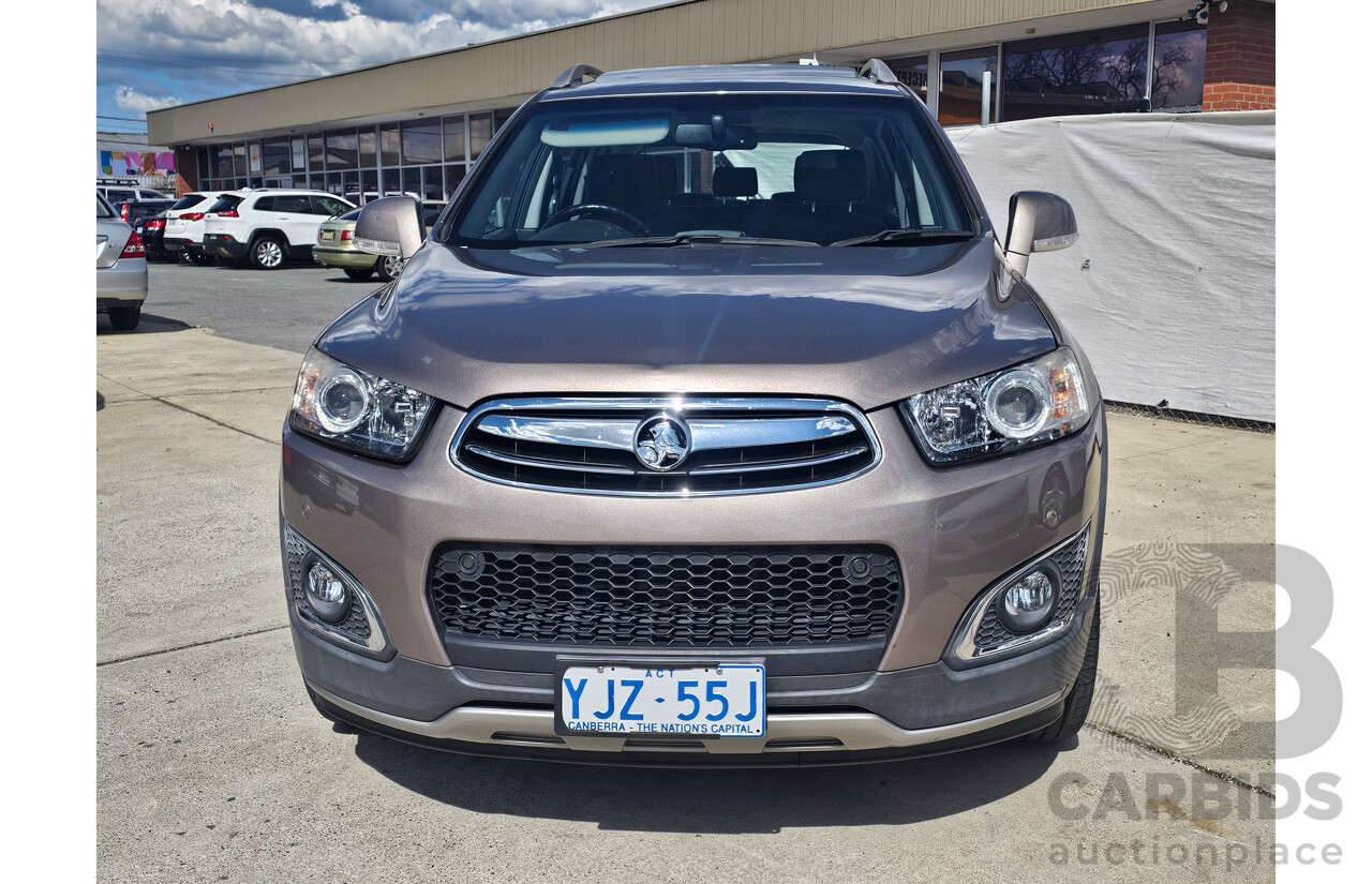 5/2014 Holden Captiva 7 LTZ (awd) CG MY14 4d Wagon Brown 3.0L