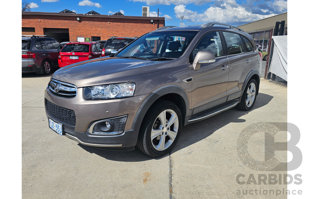 5/2014 Holden Captiva 7 LTZ (awd) CG MY14 4d Wagon Brown 3.0L