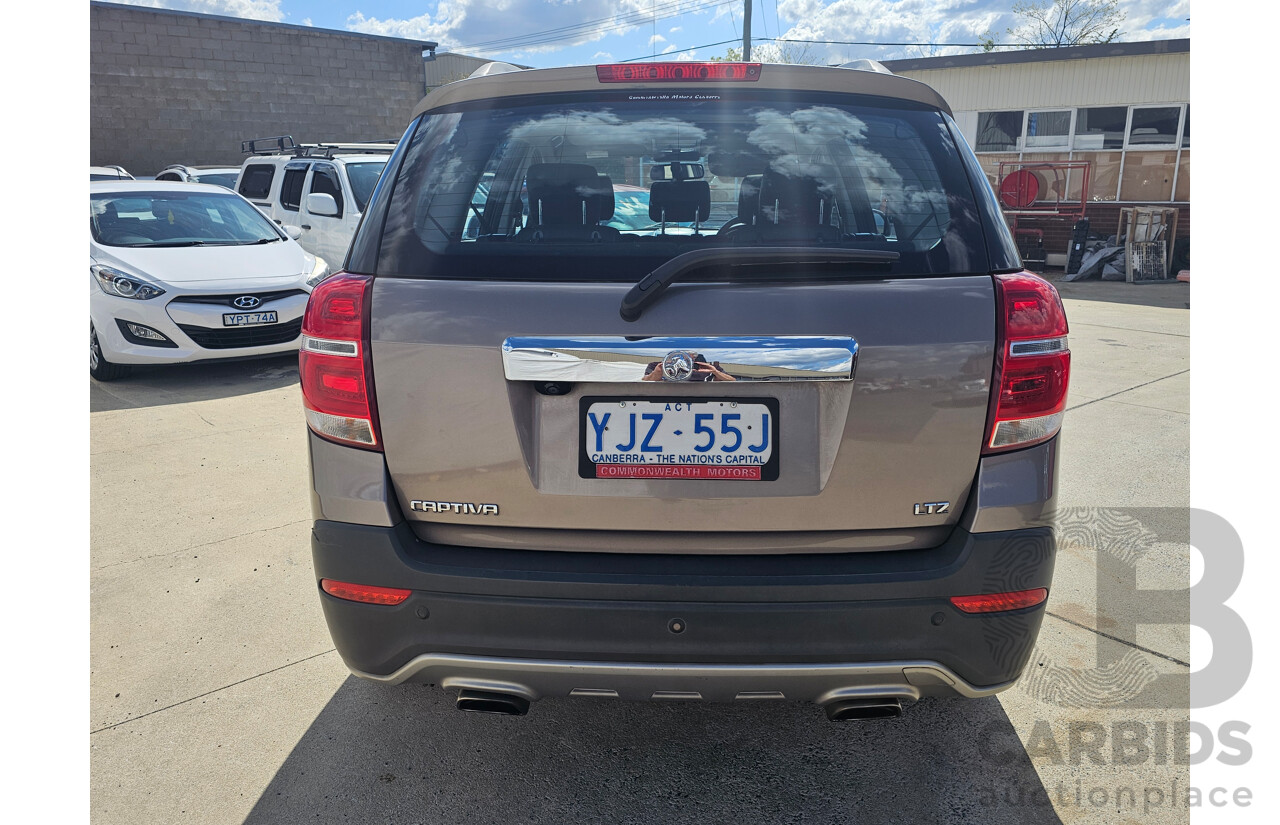 5/2014 Holden Captiva 7 LTZ (awd) CG MY14 4d Wagon Brown 3.0L