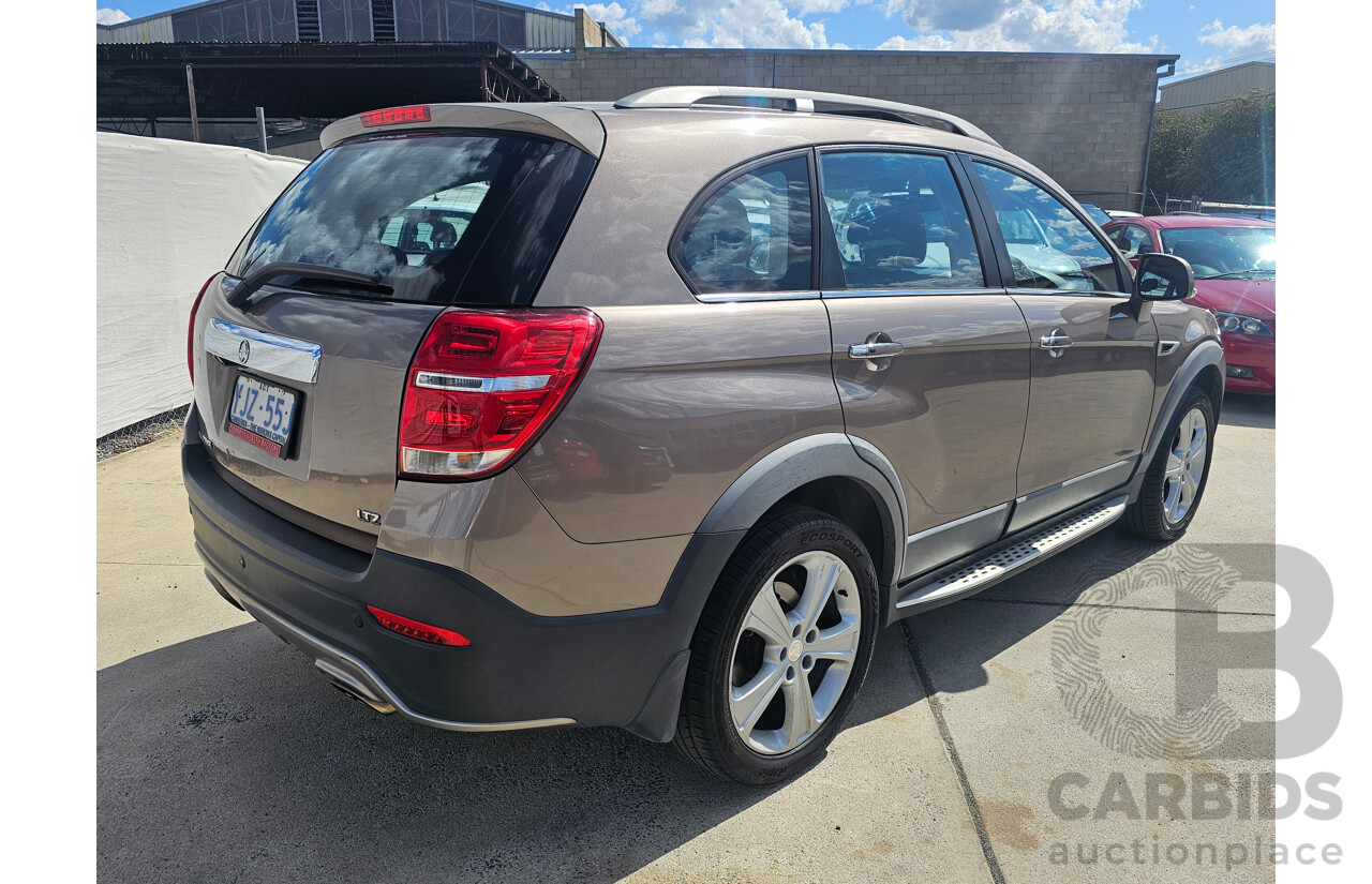 5/2014 Holden Captiva 7 LTZ (awd) CG MY14 4d Wagon Brown 3.0L