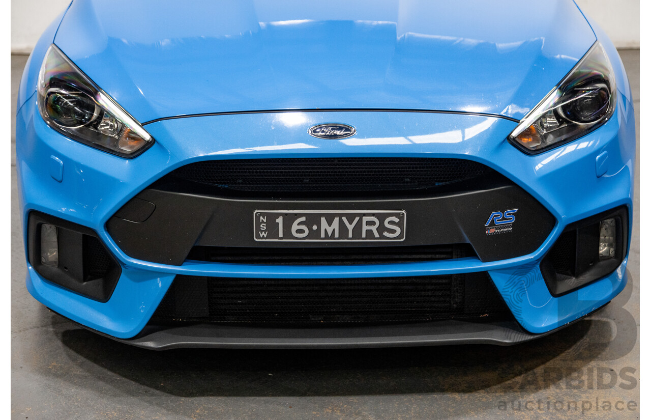 10/2016 Ford Focus RS (AWD) LZ MY17 4d Hatchback Nitrous Blue Turbo 2.3L