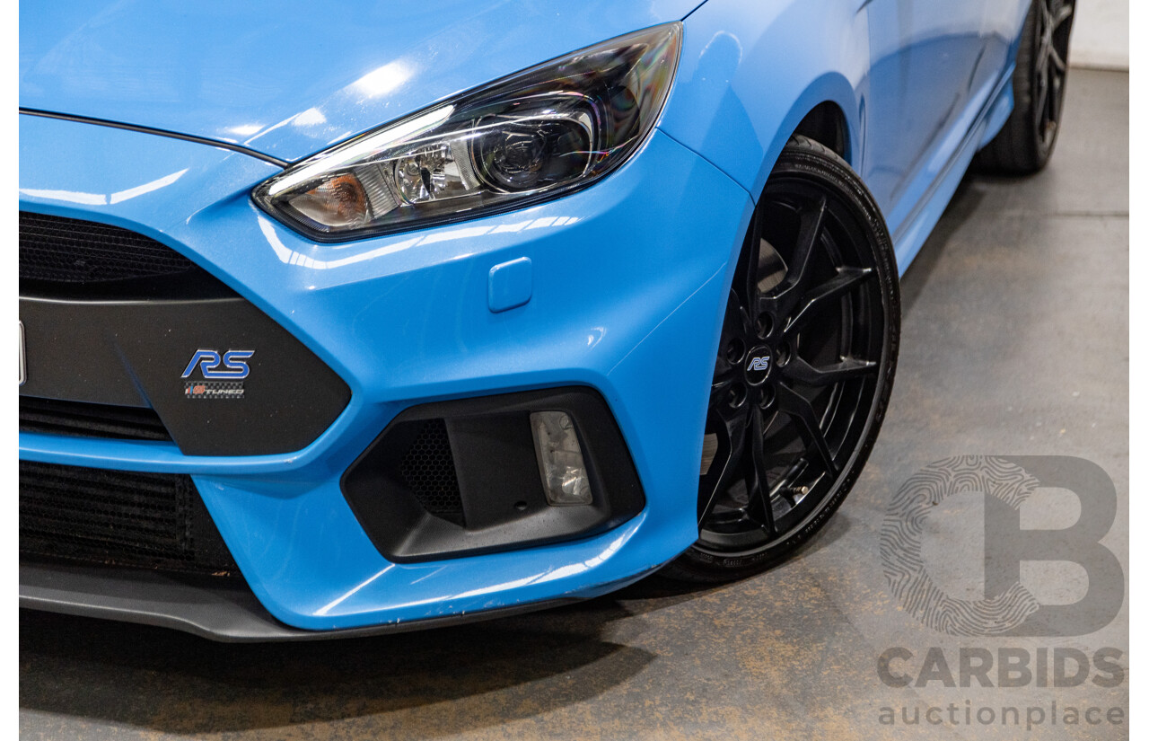 10/2016 Ford Focus RS (AWD) LZ MY17 4d Hatchback Nitrous Blue Turbo 2.3L