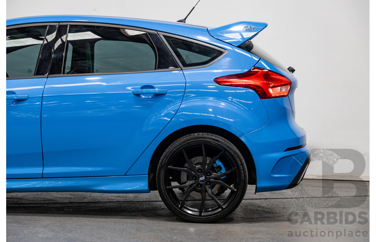 10/2016 Ford Focus RS (AWD) LZ MY17 4d Hatchback Nitrous Blue Turbo 2.3L