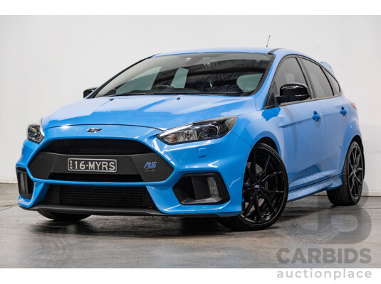 10/2016 Ford Focus RS (AWD) LZ MY17 4d Hatchback Nitrous Blue Turbo 2.3L