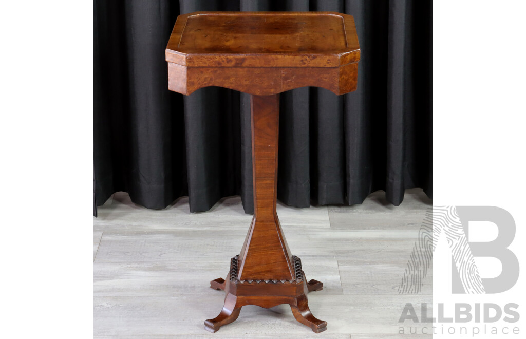 Art Deco Bur Walnut Occasional Table