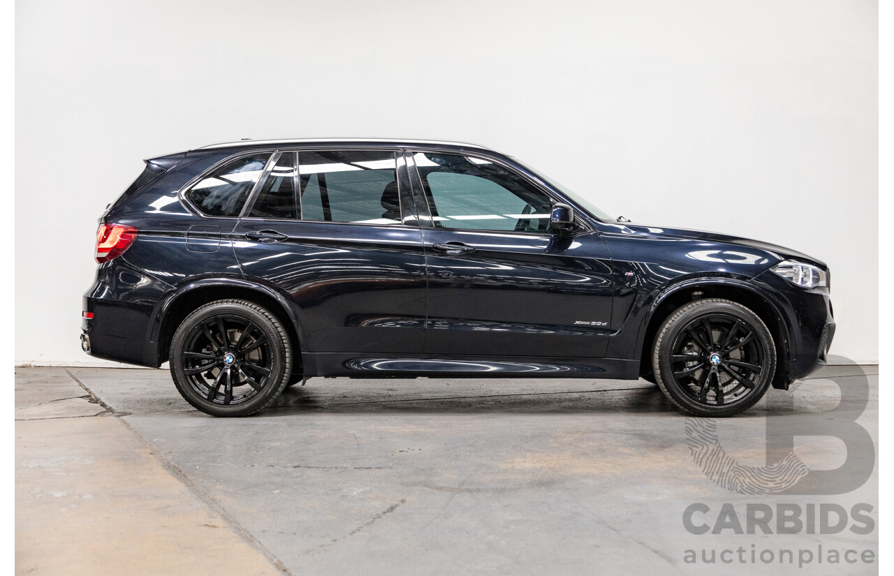 4/2018 BMW X5 Xdrive 30d (AWD) M-Sport Package F15 MY18 4d Wagon Carbon Black Metallic Turbo Diesel 3.0L