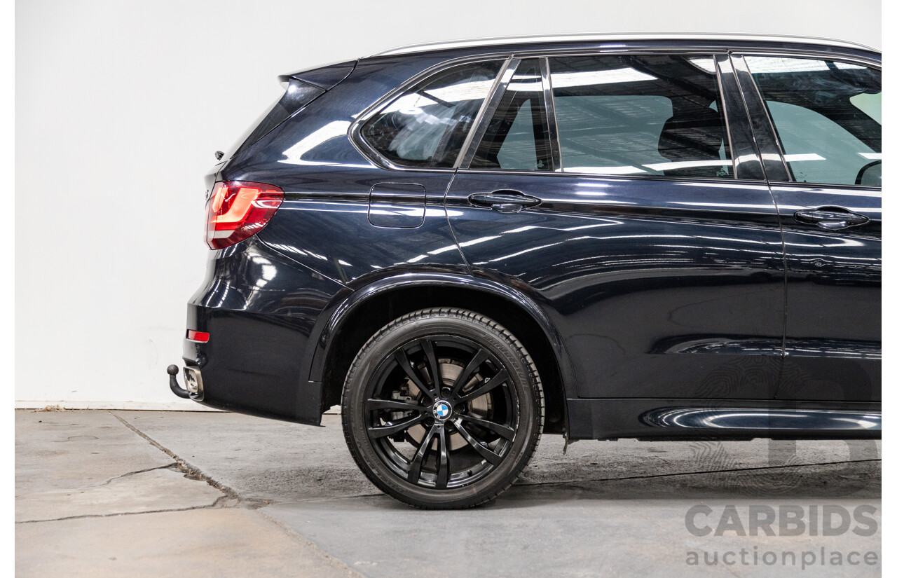 4/2018 BMW X5 Xdrive 30d (AWD) M-Sport Package F15 MY18 4d Wagon Carbon Black Metallic Turbo Diesel 3.0L