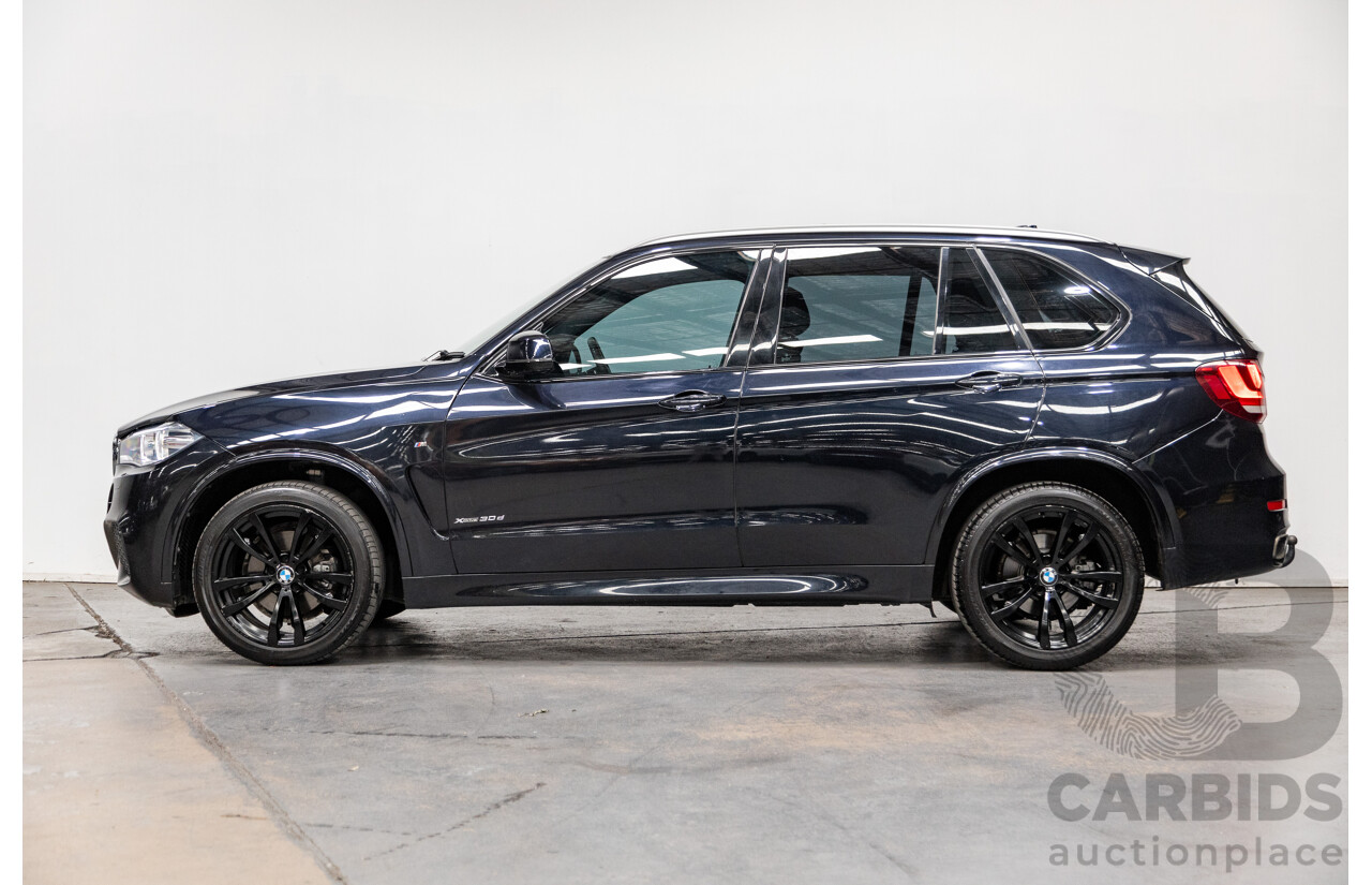 4/2018 BMW X5 Xdrive 30d (AWD) M-Sport Package F15 MY18 4d Wagon Carbon Black Metallic Turbo Diesel 3.0L