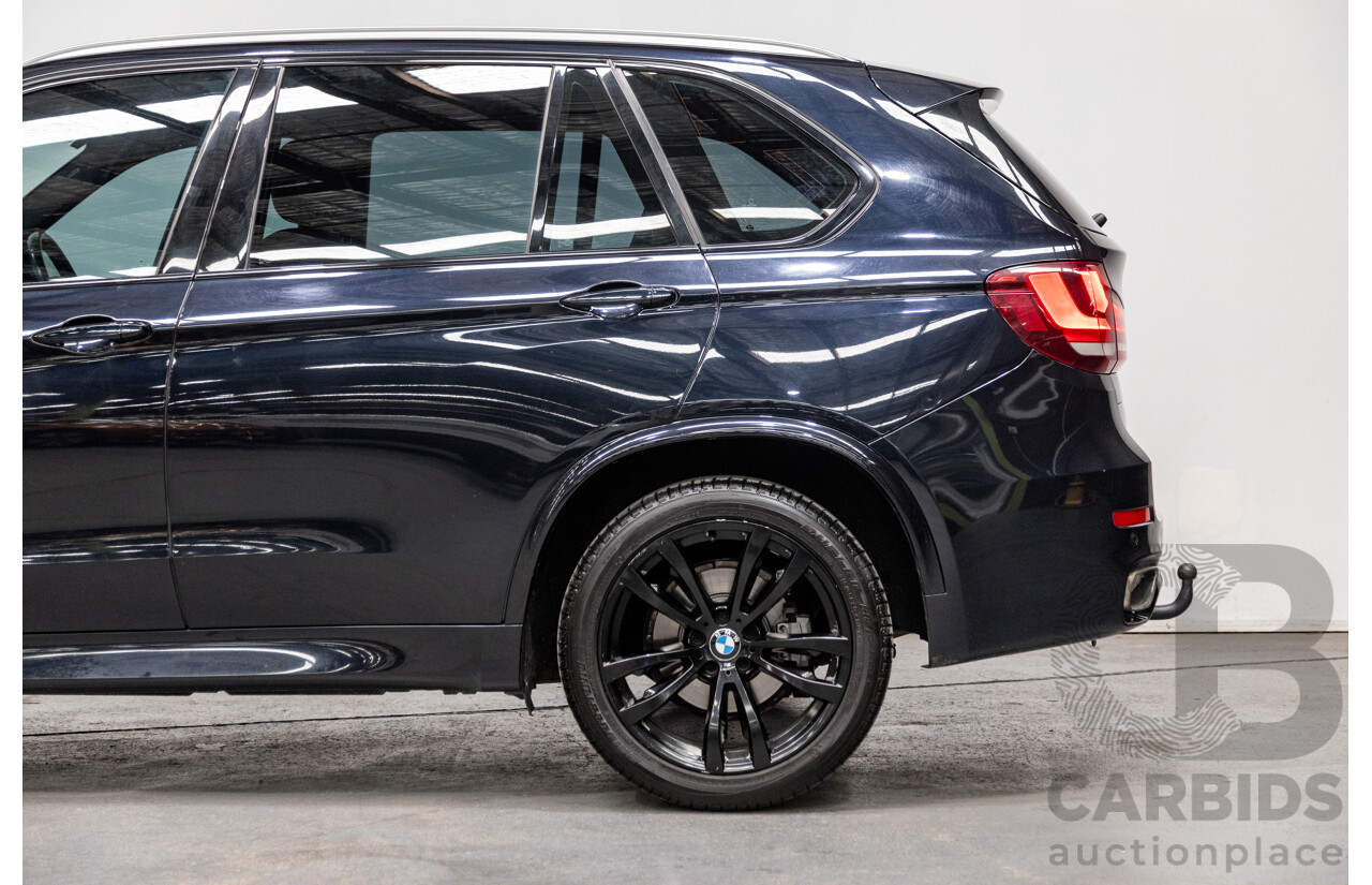 4/2018 BMW X5 Xdrive 30d (AWD) M-Sport Package F15 MY18 4d Wagon Carbon Black Metallic Turbo Diesel 3.0L