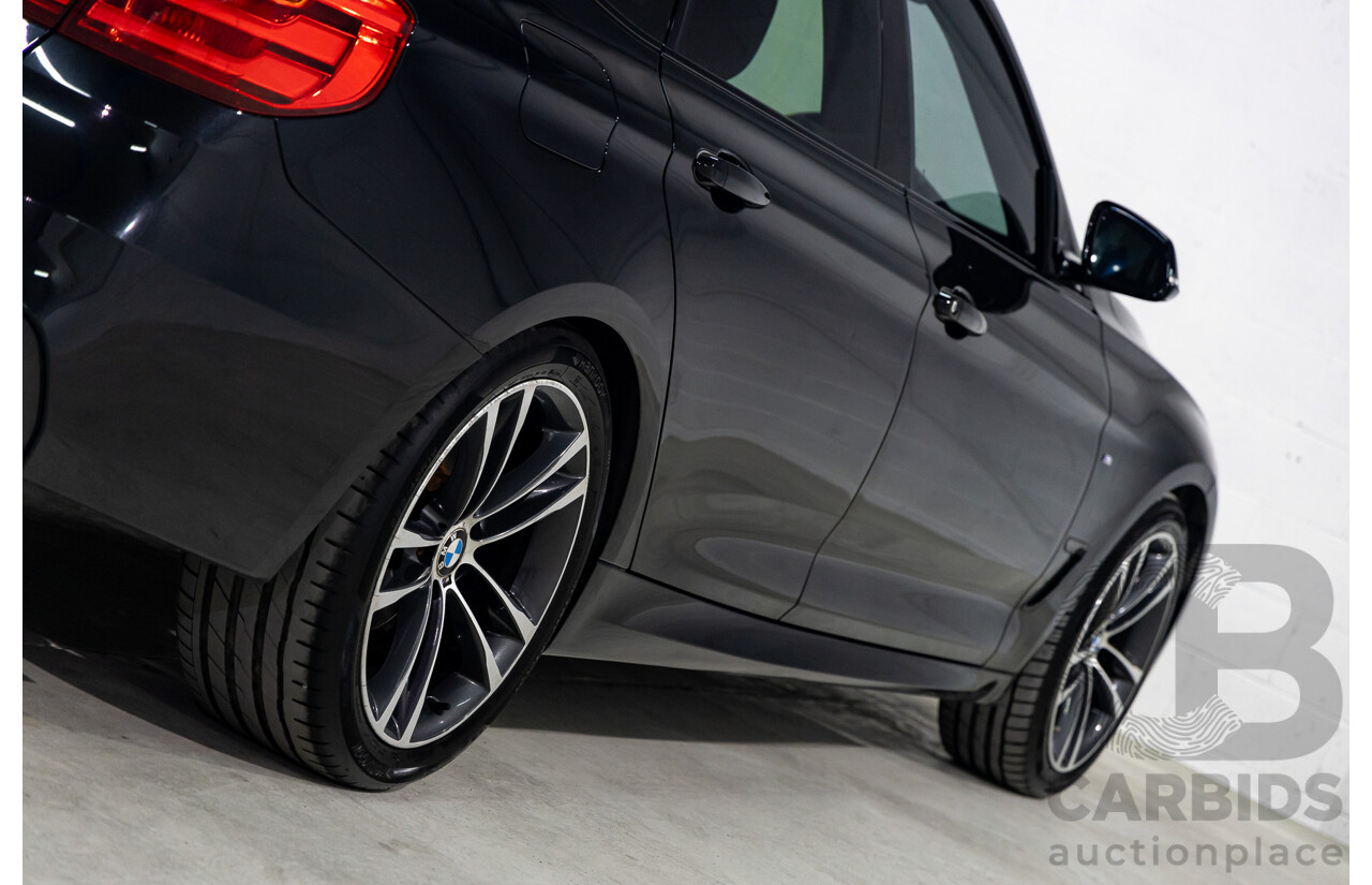 9/2013 BMW 328i Gran Turismo M Sport F34 4d Coupe Black Sapphire Metallic Turbo 2.0L