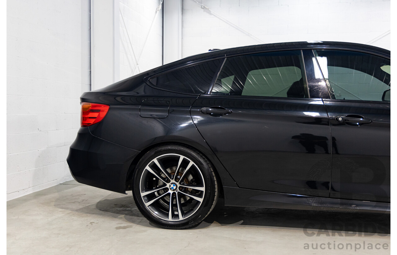 9/2013 BMW 328i Gran Turismo M Sport F34 4d Coupe Black Sapphire Metallic Turbo 2.0L