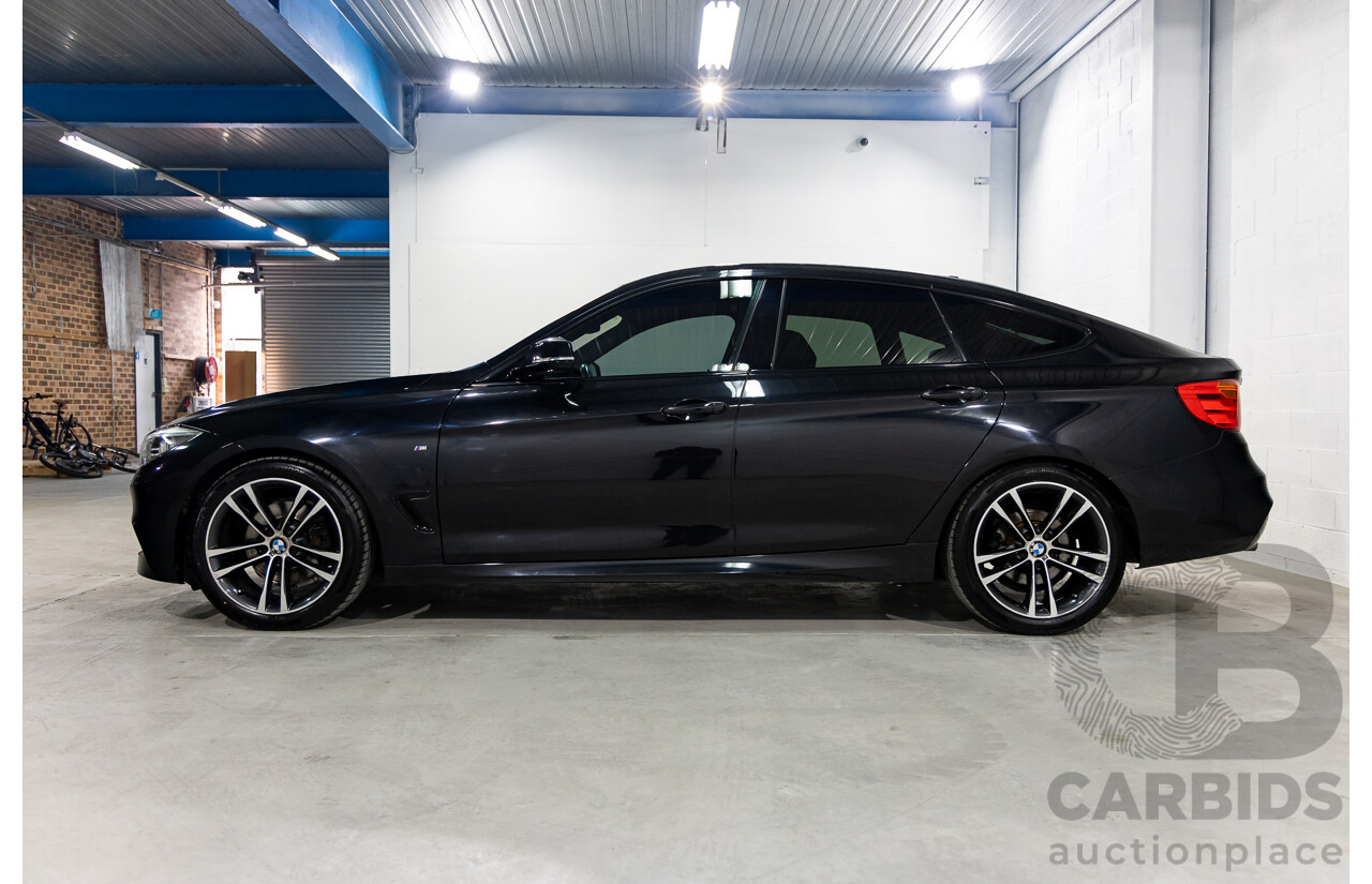 9/2013 BMW 328i Gran Turismo M Sport F34 4d Coupe Black Sapphire Metallic Turbo 2.0L