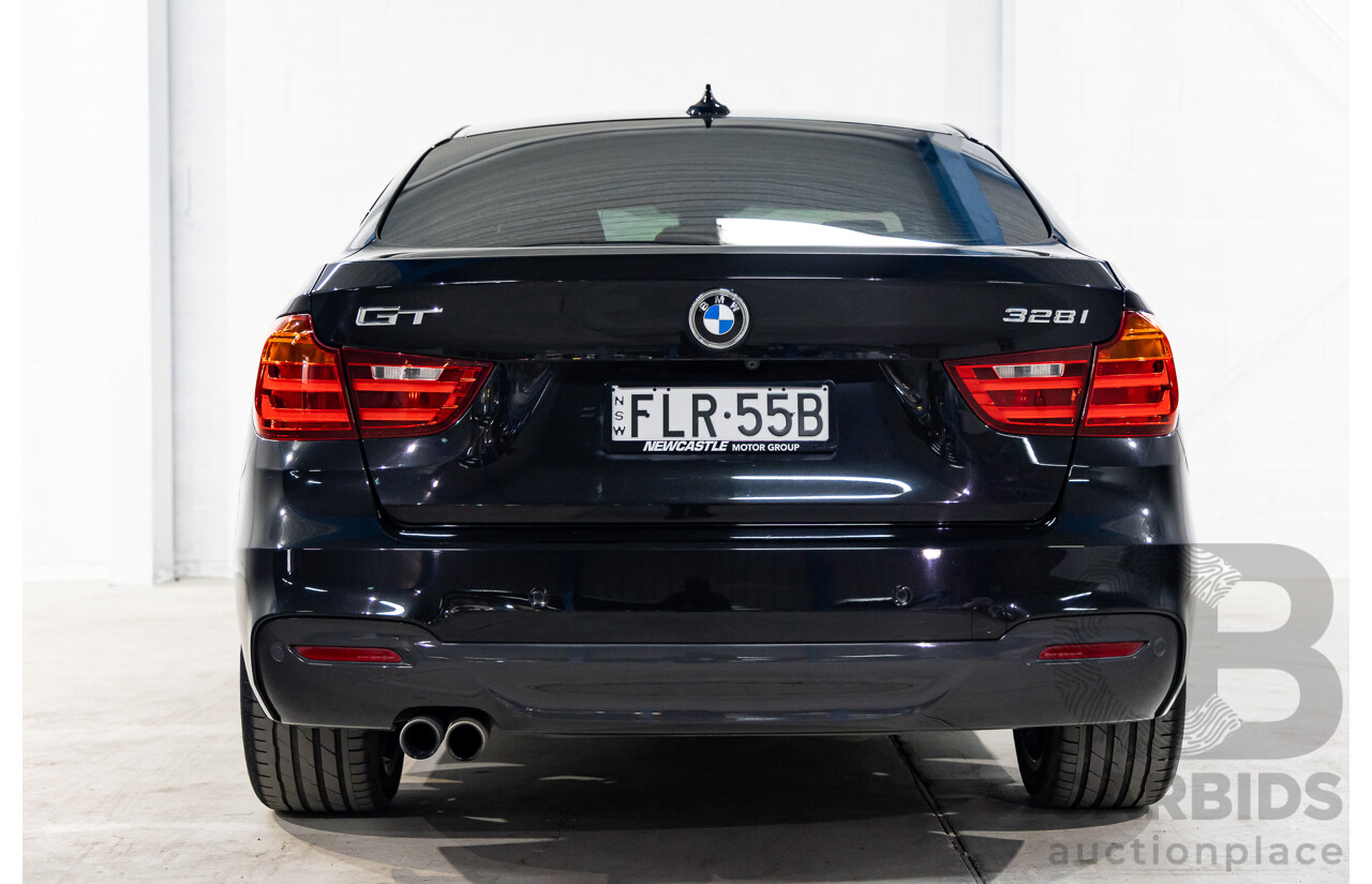 9/2013 BMW 328i Gran Turismo M Sport F34 4d Coupe Black Sapphire Metallic Turbo 2.0L