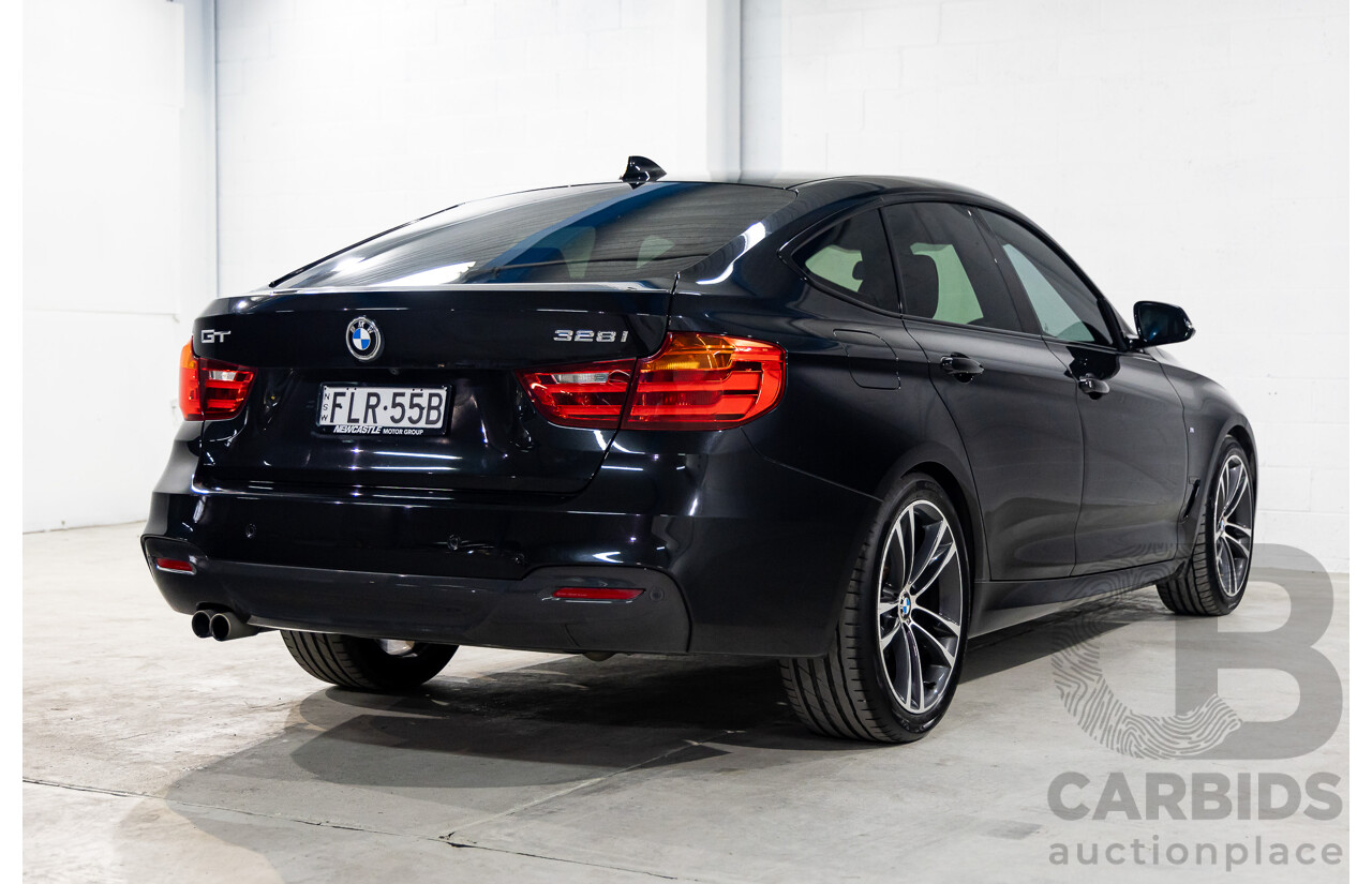 9/2013 BMW 328i Gran Turismo M Sport F34 4d Coupe Black Sapphire Metallic Turbo 2.0L