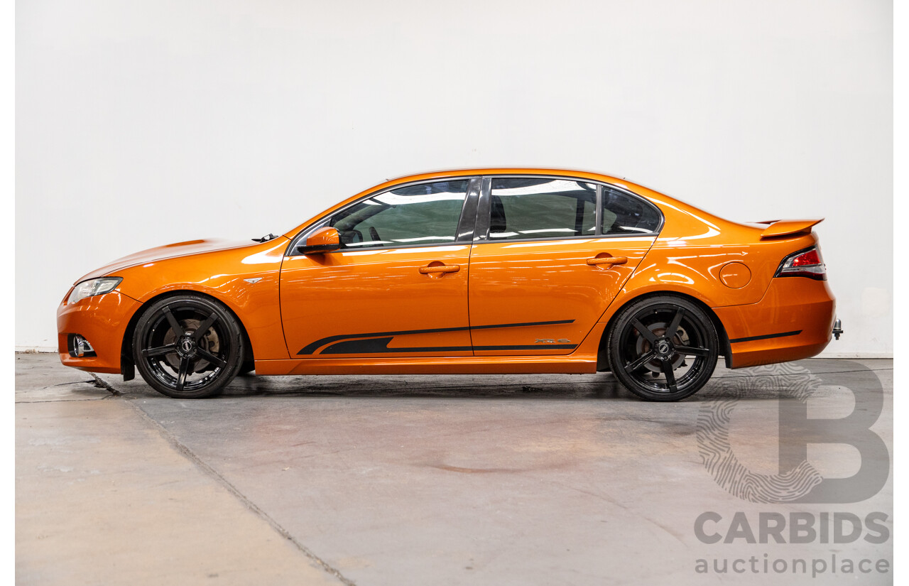 2/2012 Ford Falcon XR6T FG MK2 4d Sedan Suburst Orange Turbo 4.0L