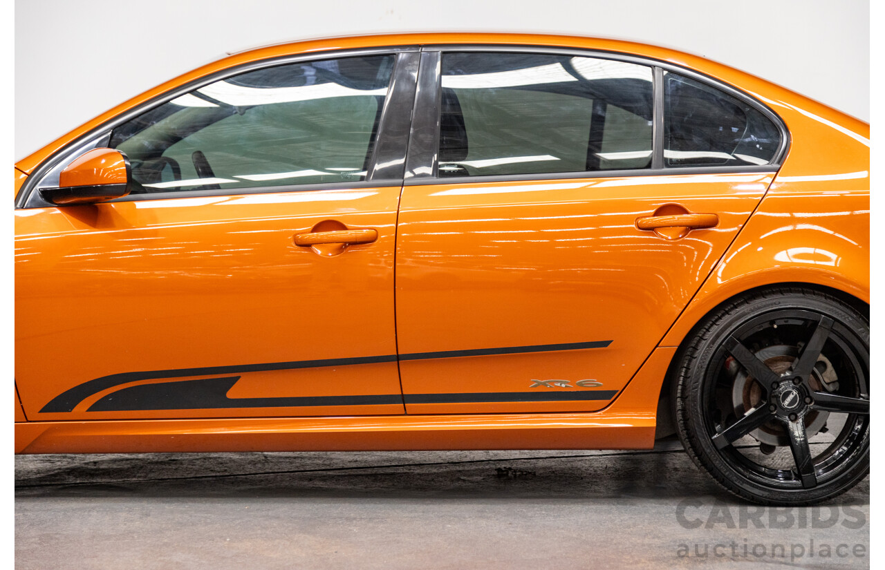 2/2012 Ford Falcon XR6T FG MK2 4d Sedan Suburst Orange Turbo 4.0L